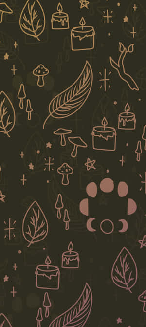 Autumnal Doodles_ Lock Screen Wallpaper