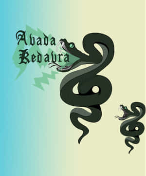 Avada Kedavra Serpent Art Wallpaper