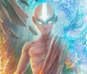 Avatar Aang Elemental Mastery Wallpaper