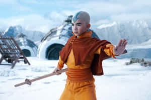 Avatar Aang Readyfor Battle Wallpaper