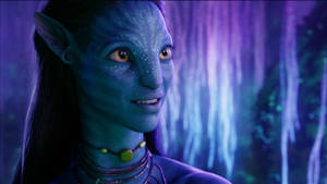 Avatar Neytiri Close-up Shot Wallpaper