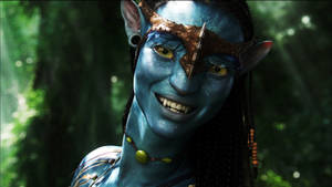 Avatar Neytiri Smile Wallpaper