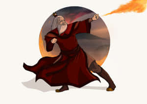 Avatar Roku Firebending Power Wallpaper