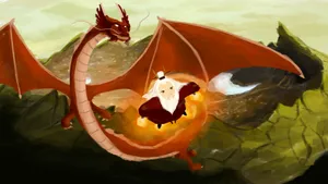 Avatar Rokuand Dragon Flying Wallpaper