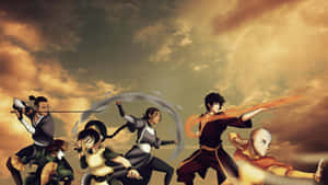 Avatar Team Action Pose Wallpaper