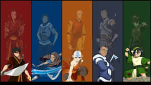 Avatar The Last Airbender Character Banner Wallpaper