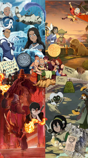 Avatar The Last Airbender Collage Wallpaper