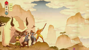 Avatar The Last Airbender Team Wallpaper