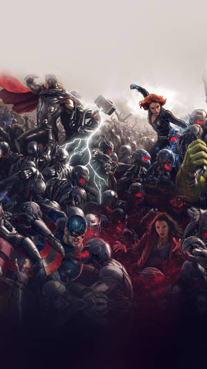 Avengers Age Of Ultron Marvel Iphone X Wallpaper