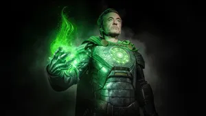 Avengers Doomsday Green Power Wallpaper