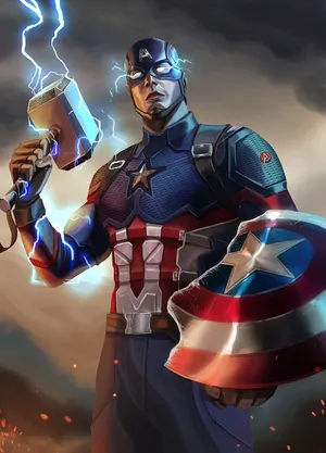 Avengers Endgame Captain America Worthy Wallpaper