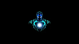 Avengers Iron Man Teal Fanart Wallpaper