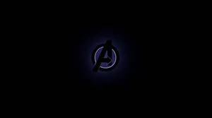 Avengers Logo4 K Dark Background Wallpaper