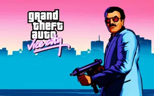 Avery Carrington In Gta Vice City Game Wallpaper