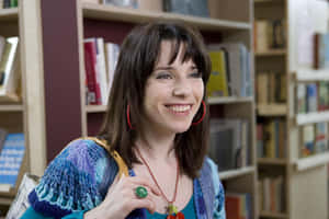 Award-winning Actress Sally Hawkins Offering An Enchanting Smile. Wallpaper