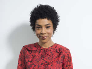 Award-winning Actress Sophie Okonedo Expressing Emotions In A Film Scene Wallpaper