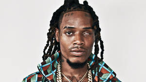 Award-winning American Rapper Fetty Wap In An Intense Portrait Wallpaper