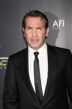 Award Winning French Actor Jean Dujardin Wallpaper