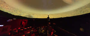 Awe-inspiring Planetarium Projection Of The Cosmos Wallpaper