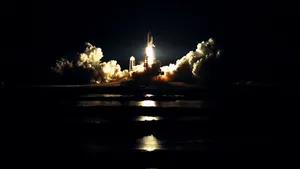 Awe-inspiring Space Mission In Progress Wallpaper