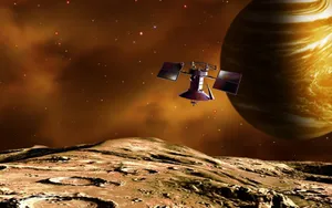 Awe-inspiring View Of Outer Space And Planet Earth Wallpaper