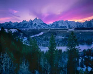 “awe-inspiring View Of Purple Mountain Majesties” Wallpaper