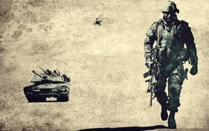 Awesome Military Template Wallpaper