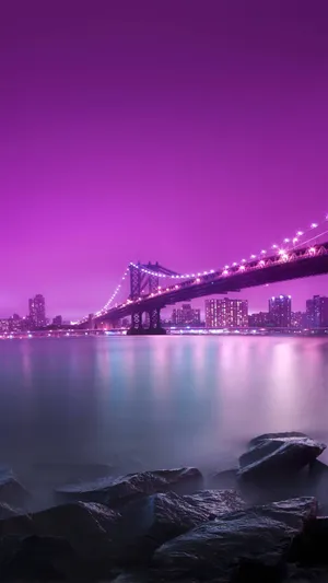Awesome Phone City Bridge Wallpaper