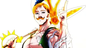 Awesome Poster Of Escanor Wallpaper