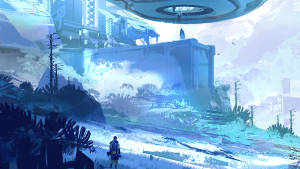 Awesome Sci-fi Landscape Wallpaper