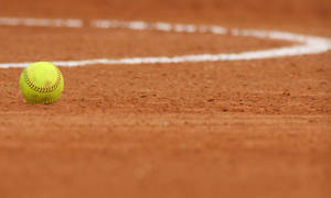 Awesome Softball On Field Wallpaper