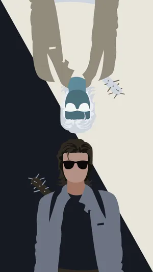 Awesome Stranger Things Steve Harrington Digital Artwork Wallpaper