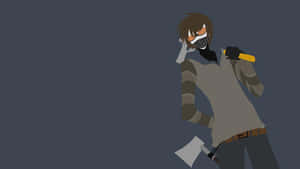 Axe Man Drawing Creepypasta Wallpaper