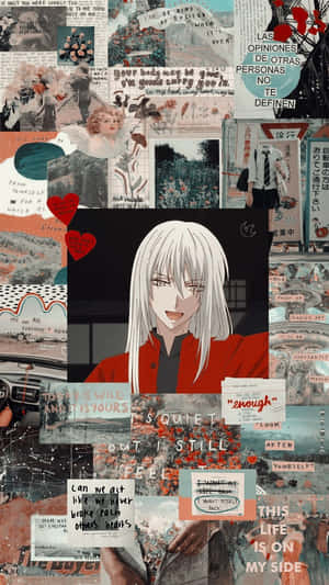 Ayame Sohma Collage Art Wallpaper