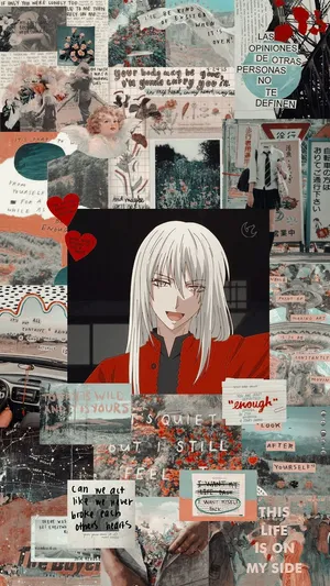 Ayame Sohma Collage Art Wallpaper