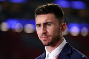 Aymeric Laporte In Collared Shirt Wallpaper