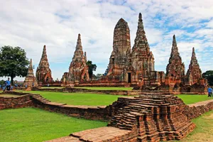 Ayutthaya Historical Park Ancient Temples Thailand Wallpaper