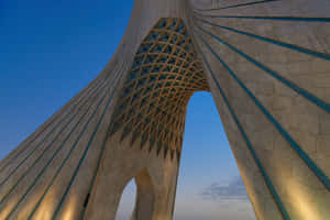 Azadi Tower Illuminated Evening Wallpaper