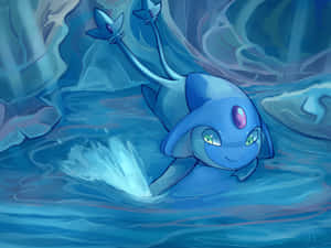 Azelf In The Waters Wallpaper