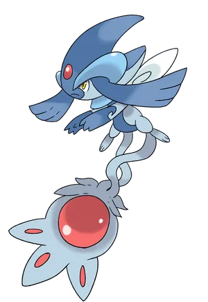 Azelf Red Jewel On Tails Wallpaper