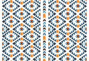 Aztec Pattern Geometric Design Wallpaper
