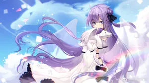 Azur Lane Unicorn: Playful Innocence Wallpaper