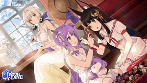 Azur Lane Unicornand Friends Relaxing Wallpaper