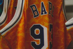 B A P E Basketball Jersey93 Wallpaper