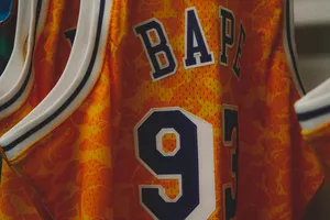 B A P E Basketball Jersey93 Wallpaper