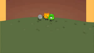 B F D I Characters Standing Together Wallpaper