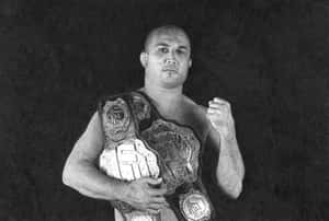 B.j. Penn With Title Belts Wallpaper