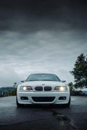 B M W E46 Under Stormy Skies Wallpaper