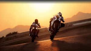 B M W S1000 R R Racing Action Wallpaper