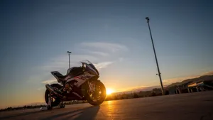 B M W S1000 R R Sunset Ride Wallpaper